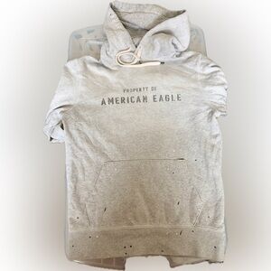 American Eagle Light Gray Hoodie